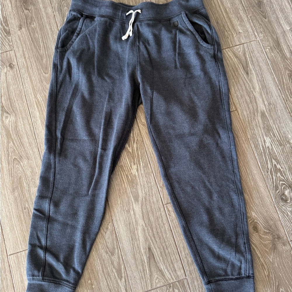 Burton Blue Sweatpants with Elastic Cuffs and Drawstring Waist